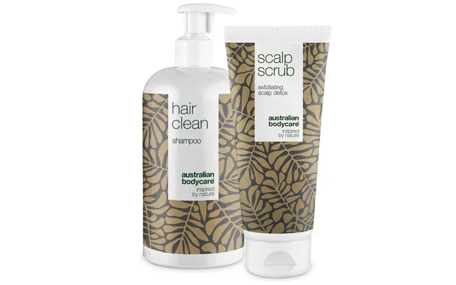 2-pak Til Bumser I Hovedbunden Â Hovedbundsscrub Og Tea Tree Shampoo Til Uren Hud I Hovedbunden