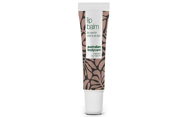 Læbepomade Til Pleje Af Tørre Læber Â Lip Balm Med Tea Tree Oil Til Tørre Læber Og Pleje Ved Forkølelsessår - 6 Stk