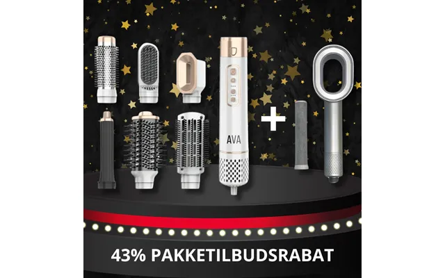 Airstyler Max Hårtørrer Purenordic Brusehoved Pakketilbud