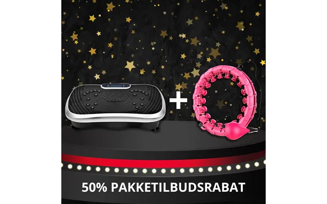Vibrationstræner Justerbar Hulahopring Med Vægt Pakketilbud
