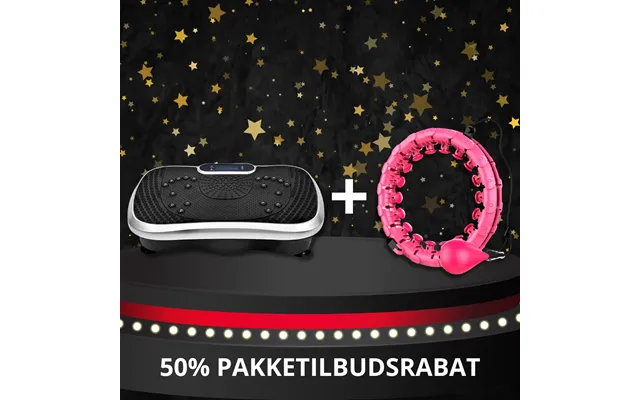 Vibrationstræner Justerbar Hulahopring Med Vægt Pakketilbud