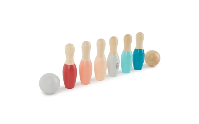 Babynohr - Mini Bowlingsæt Med Kegler Og Bolde Multifarvet