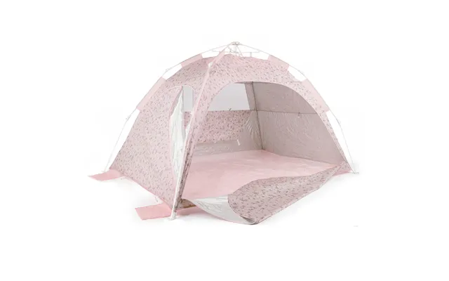 Babynohr - Strandtelt I Rosa Med Blomstermønster Dreamy Flowers