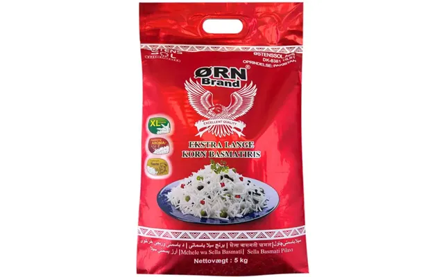 Ørn Brand Basmati Ris - Ekstra Lange 5 Kg