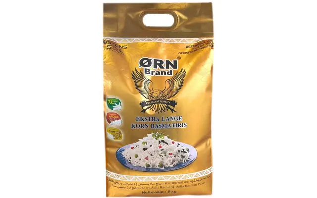 Ørn Brand Basmati Ris Exstra Lange Korn 5 Kg