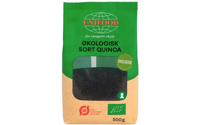Unifood Sort Quinoa Økologisk 500 G