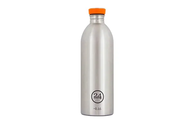24bottles, Litro Vandflaske, Sølvfarvet - 1000ml.