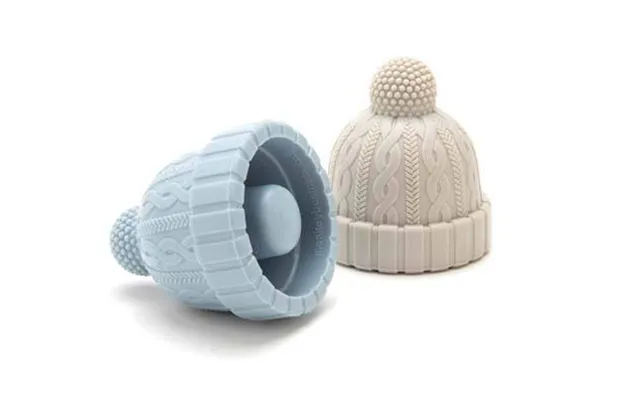 Beanie Flaskepropper - Blå Grå