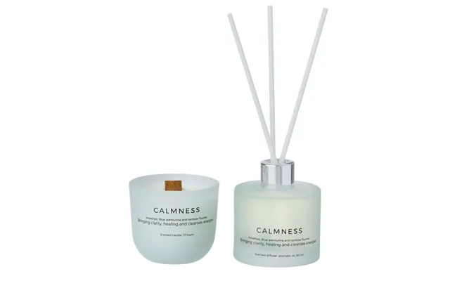 Calmness Gavesæt Duftlys & Duftpinde - 50 Ml.