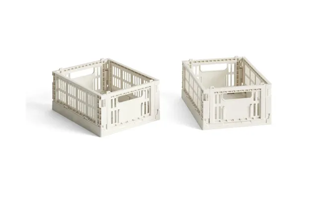 Colour Crate Mini Kasse, 2 Stk. - Off-white