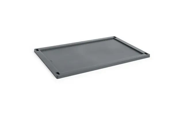 Colour Crate Plastic Låg - Charcoal