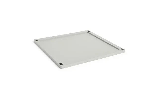 Colour Crate Plastic Square Låg - Grey