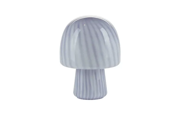 Funghi Mushroom Bordlampe, Lilla - H27 Cm.
