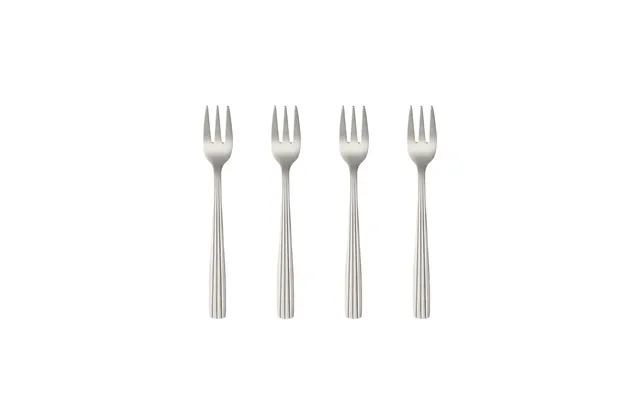 Kagegafler, 4 Dele - Mat Stål