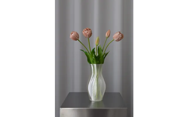 Layered Kunstige Tulipaner - Beige