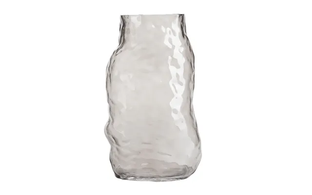 Organic Shape Vase, Smoke - H 32 Cm.