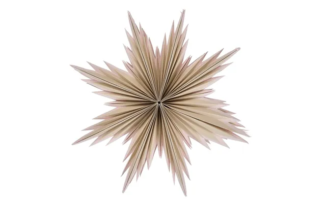 Papirsstjerne, Brun Rosa - Ø40 Cm