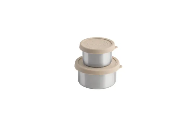 Snack Container, Cream Beige - 2 Stk