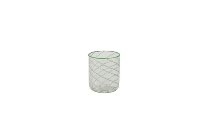 Tumbler Twist Glas - Grøn