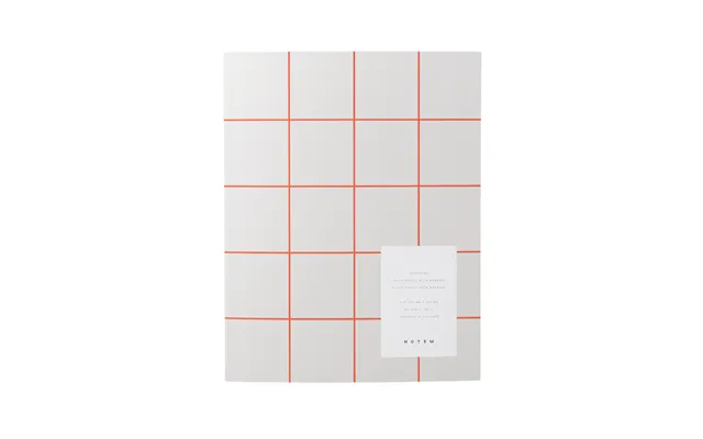 Uma Flat Lay Notesbog, Large - Light Gray