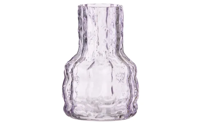 Vase Krakeleret, Lilla - H20,5cm