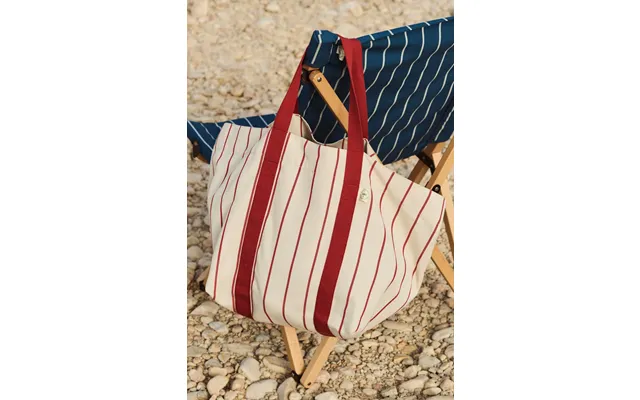 X Jasper Morrison Shopper - Beige With Red Stripe