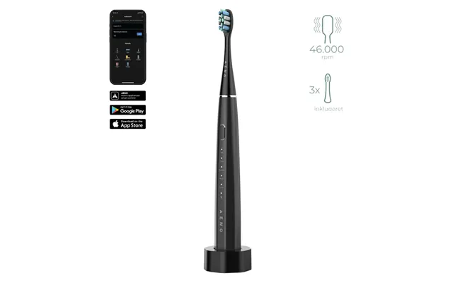 Aeno Smart Sonic Wifi Elektrisk Tandbørste - Sort