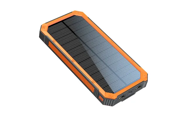 Lippa 10.000 Mah Solcelle Powerbank - 2 X Usb-a Output
