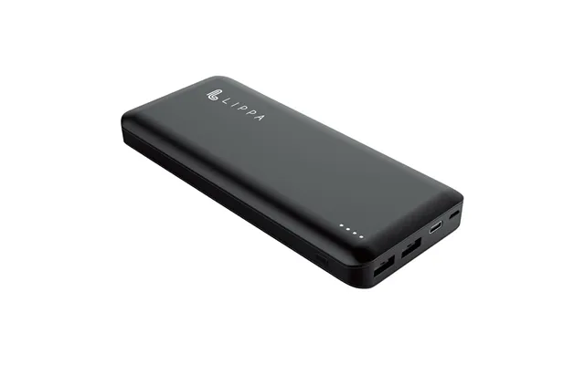 Lippa 26.800 Mah Powerbank 65w Usb-c Pd Og Qc Output - Sort