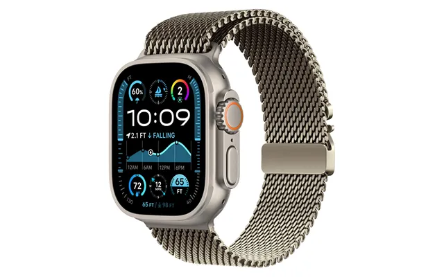 Lippa Apple Watch Rustfrit Stål Inkl. Lås 42 44 45 46 49 Mm - Guld