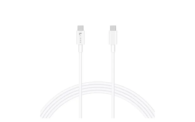 Lippa Usb-c Til Usb-c 60w Kabel 1m - Hvid