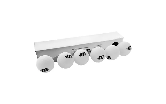 Megaform Bordtennisbolde - 6 Stk