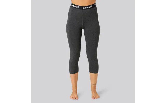 Bambus 3 4 Leggings I Koksgrå Til Damer