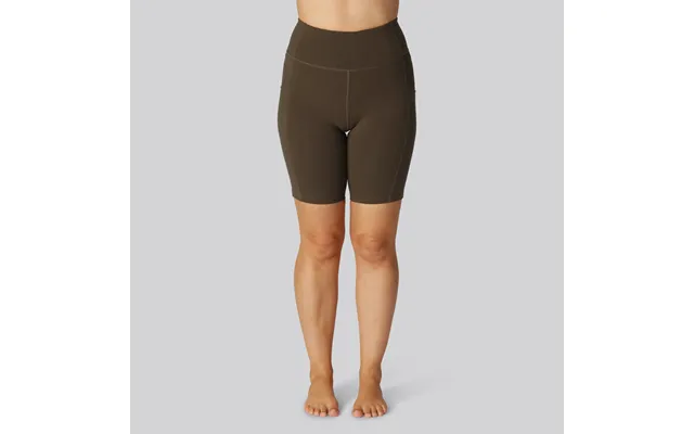Bambus Fitness Shorts I Brun Til Damer