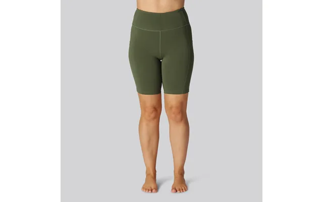 Bambus Fitness Shorts I Grøn Til Damer