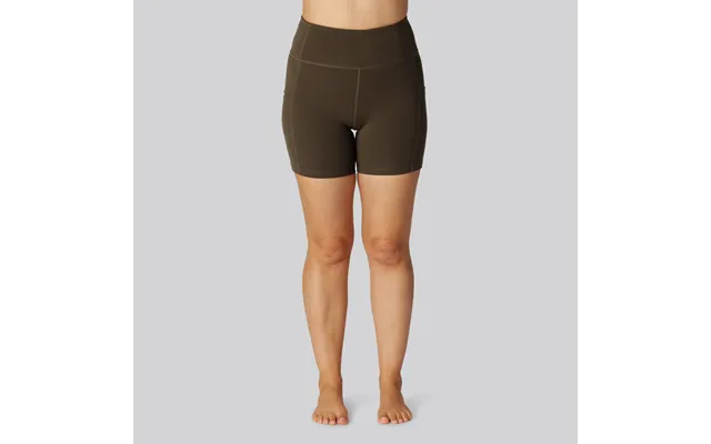 Bambus Fitness Shorts Kort I Brun Til Damer