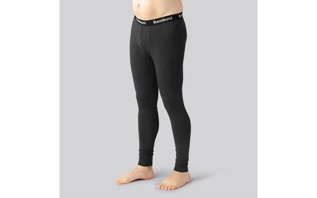 Bambus Long Johns I Koksgrå Til Mænd