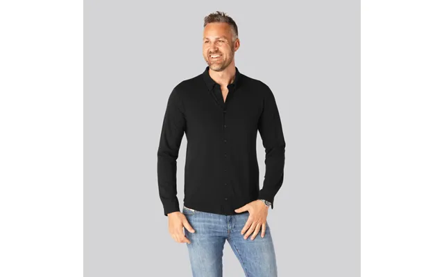 Bambus Skjorte I Sort Til Mænd product image