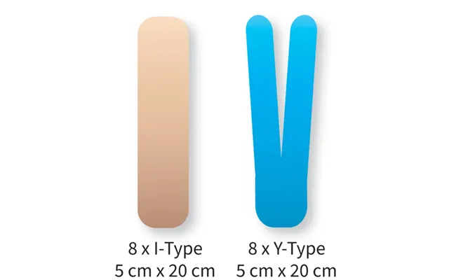 Kinesiologytape Precut - Skulder 8 Pak