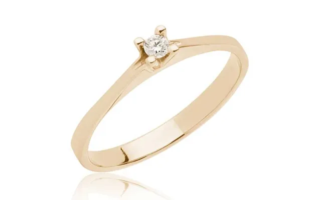 Bartoli Endless Solitairering I 14 Kt. Guld Med Diamant - 0,05 Ct