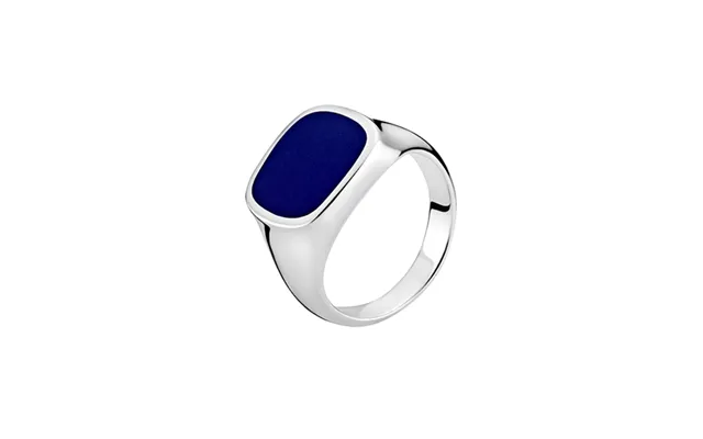 Herrering I Sølv Med Lapis Lazuli
