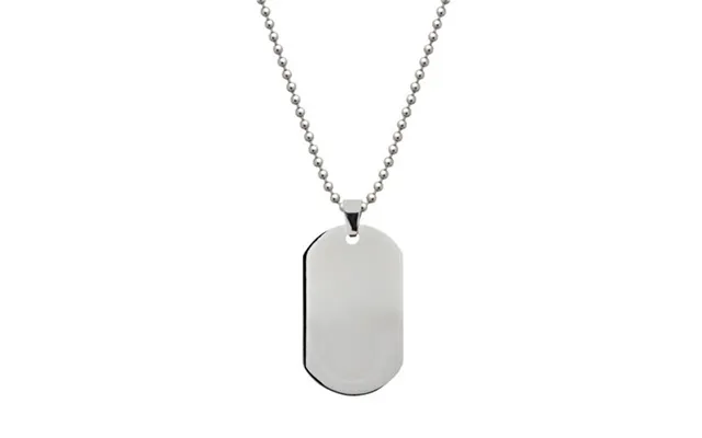 Kuglekæde Med Dogtag - Mulighed For Gravering