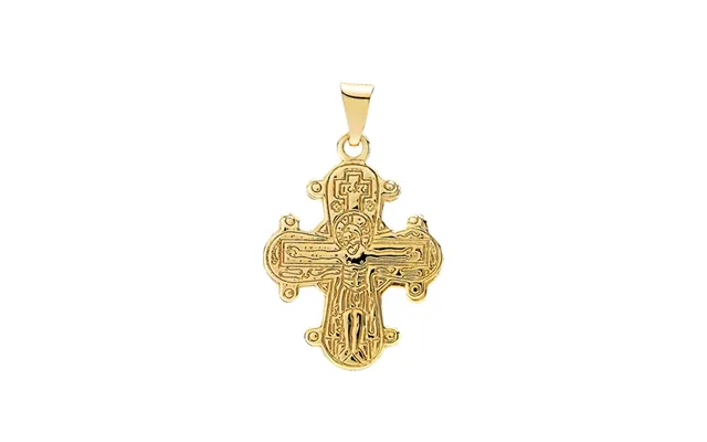 Lille Dagmarkors I 14 Kt. Guld Med Fadervor - 16 X 18 Mm