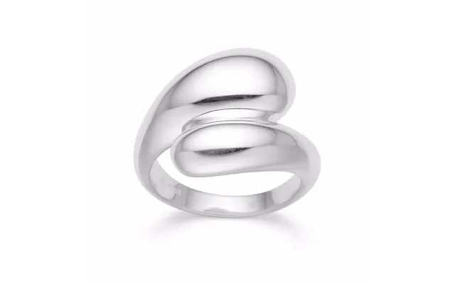 Ring I Sølv Med Store Dråber