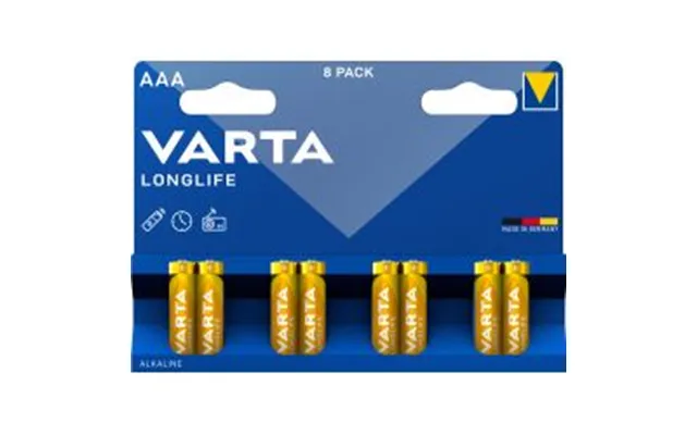 Varta Longlife Aaa 8 Pack B - Batteri
