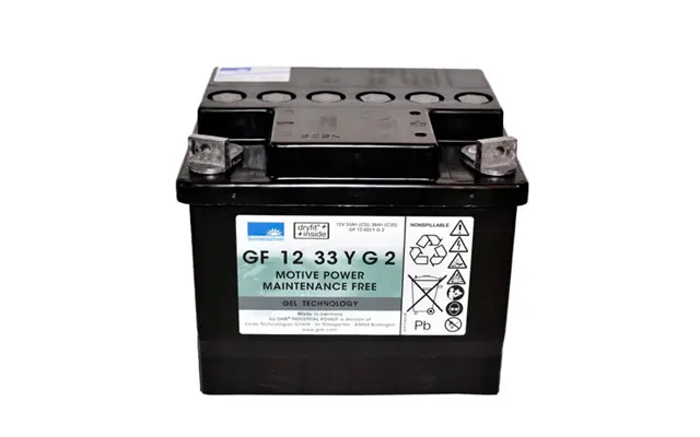 Exide Sonnenschein 12 Volt 33 Ah. Batteri Gel