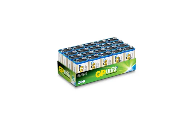 Kraftigt 9v Batteri 20 Stk Gp Ultra Plus Svanemærket