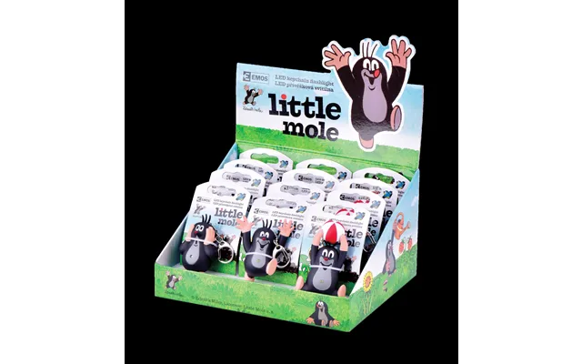 Little Mole Muldvarp Nøglering Med Lys