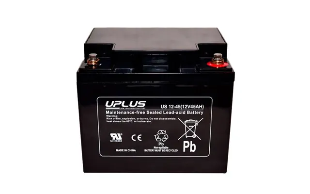 Uplus 12 Volt 45 Ah. Batteri Agm