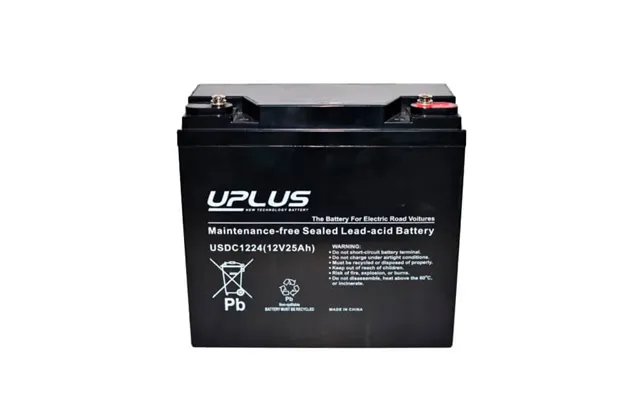 Uplus Agm Deep Cycle 12 Volt 25 Ah. Batteri